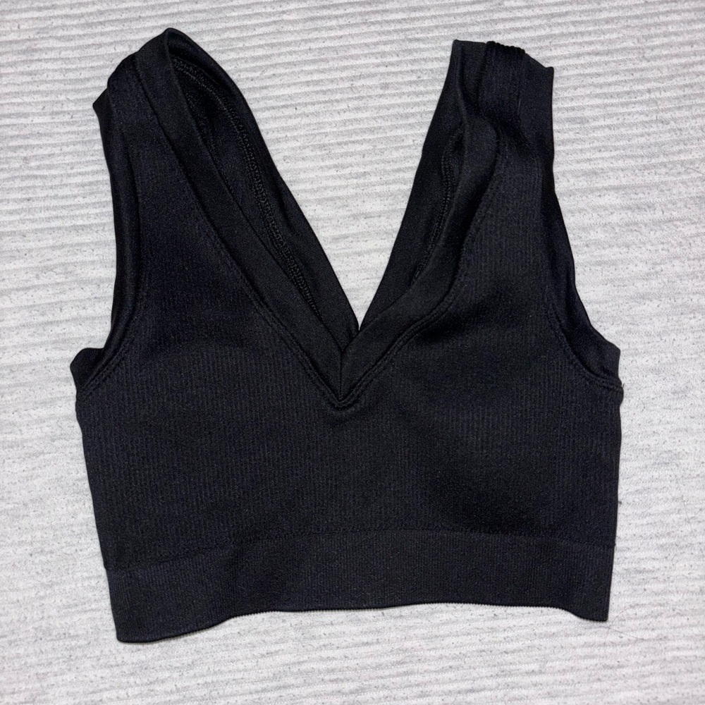 Aerie Black Crop Top